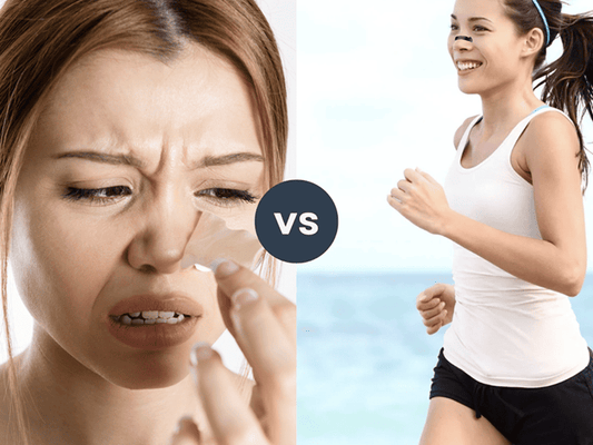 Comparatif : bandes nasales classiques vs. bandes magnétiques SomniaZen